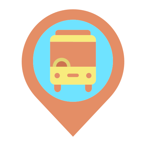Bus stop icon