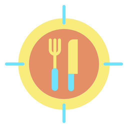 Food and restaurant ícono