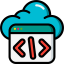 Cloud coding Ikona 64x64
