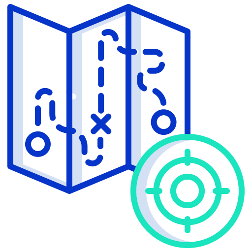 Карта путешествий иконка