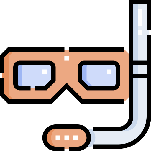 Diving mask icon