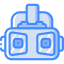 Virtual reality glasses icon 64x64