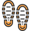 Shoe prints icon 64x64