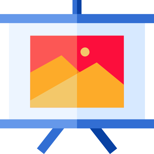 Projection screen ícone