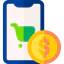 Mobile shopping icon 64x64