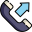 Outcoming call icon 64x64