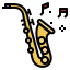 Saxophone Symbol 64x64