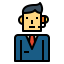 Call center agent アイコン 64x64