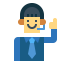 Call center agent icon 64x64
