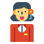 Call center agent icon 64x64