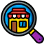 Magnifying glass icône 64x64