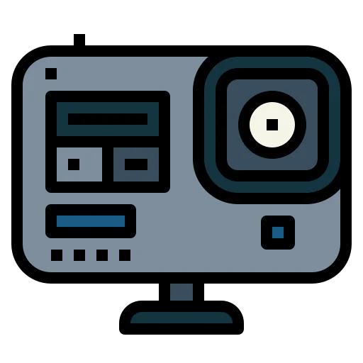 Action camera icon