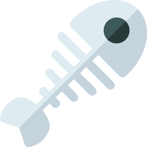 Fish bone icon