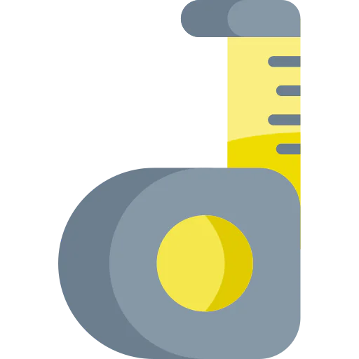 Measuring tape icon