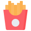 French fries icon 64x64