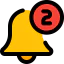 Notification bell icon 64x64