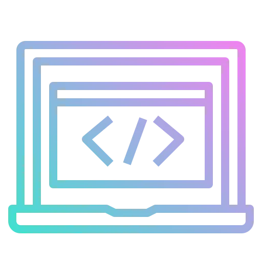 Web coding icône