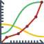 Line chart biểu tượng 64x64