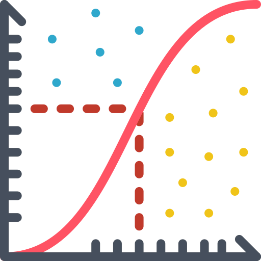 Line chart icon