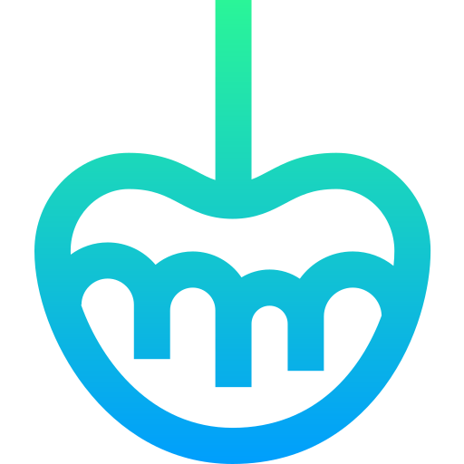 Карамелизированное яблоко иконка