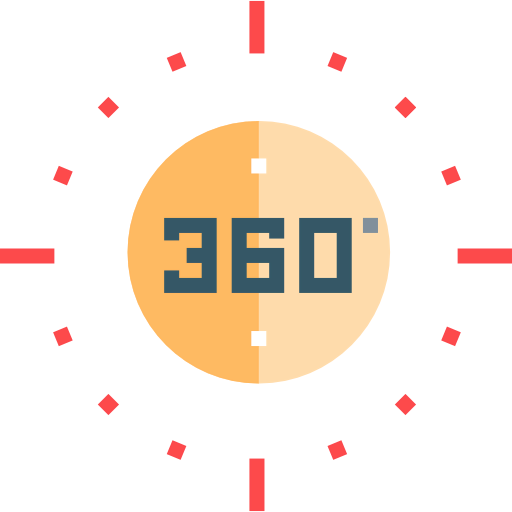 360 degrees 图标