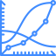 Line chart アイコン 64x64