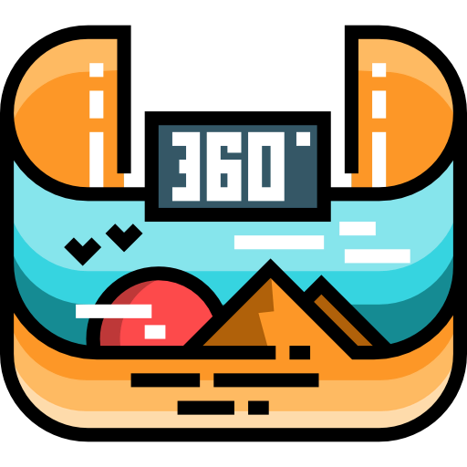 360 degrees icon