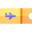 Plane ticket ícone 64x64