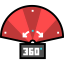 360 degrees icon 64x64