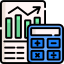 Bar chart 图标 64x64
