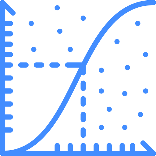 Line chart icon