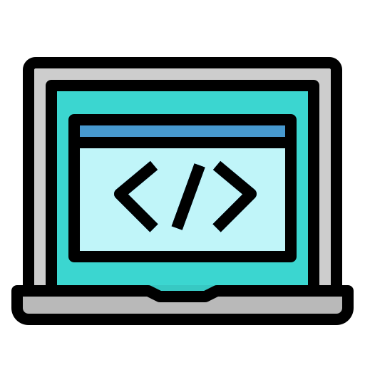 Web coding ícone