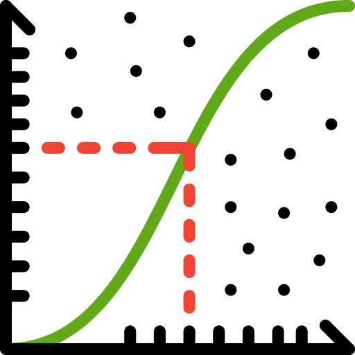 Line chart icon