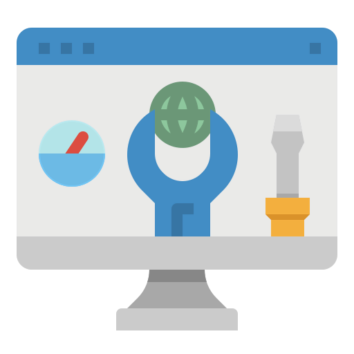 Web maintenance icon