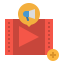 Video advertising ícone 64x64