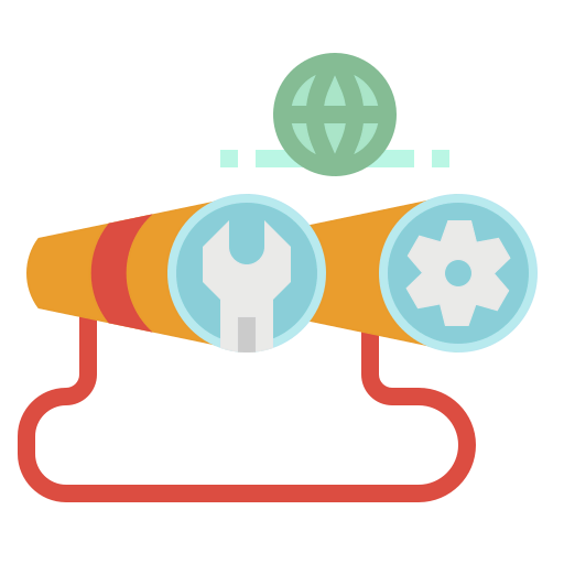 Technological support icon