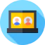 Video conference ícono 64x64