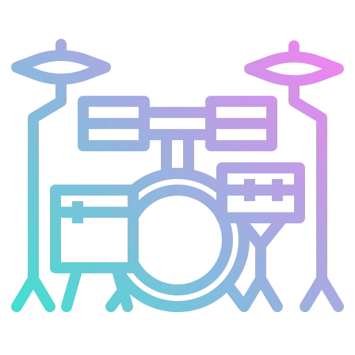 Drum set icon