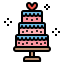 Birthday cake icon 64x64