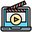 Clapperboard icon 64x64