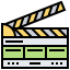 Clapperboard icon 64x64
