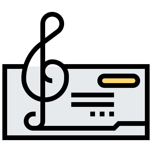 Treble clef icône