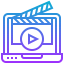 Clapperboard icon 64x64