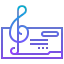 Treble clef icon 64x64