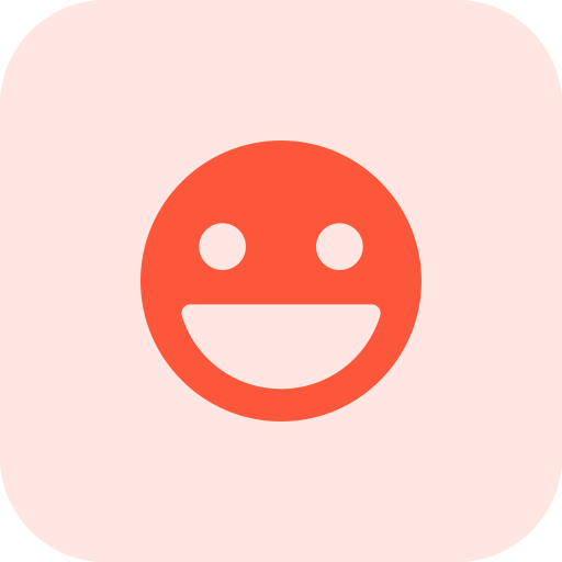Grinning icon