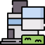 Modern house icon 64x64