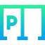 Outdoor parking icon 64x64