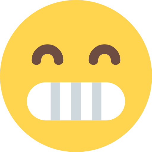 Grinning icon