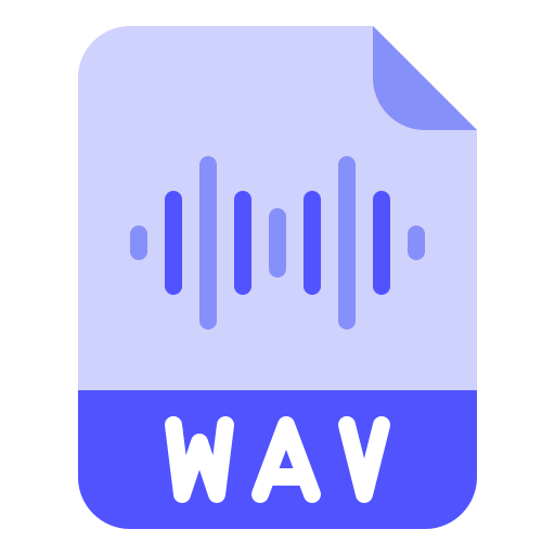 Wav format icon
