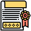 Certificate icon 64x64